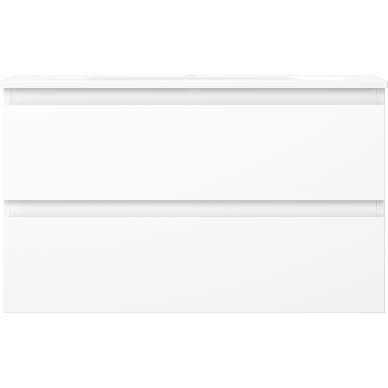 Mexen Orio dulap baie 80 cm cu lavoar Vela, 2 sertare, alb mat - 91A10-08047-2-BFF01-W23M01