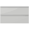 Mexen Orio dulap de baie 80 cm cu chiuvetă Vela, 2 sertare, gri mat/alb mat - 91A10-08047-2-BFF62-W23M01