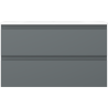 Mexen Orio dulap baie 80 cm cu lavoar Vela, 2 sertare, grafit mat/alb mat - 91A10-08047-2-BFF66-W23M01