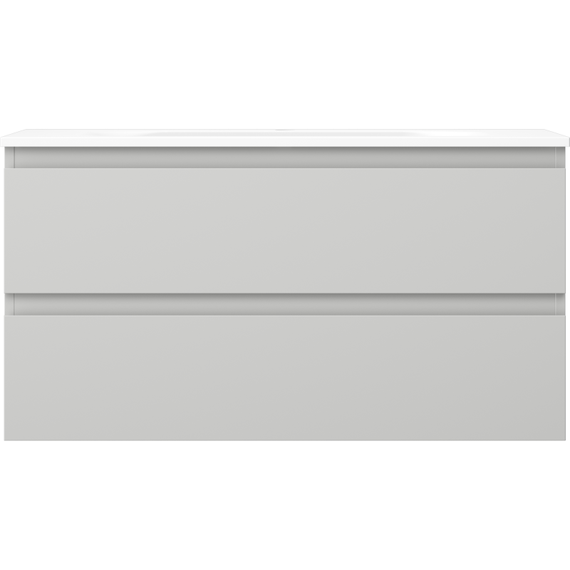 Mexen Orio dulap baie 90 cm cu lavoar Vela, 2 sertare, gri mat/alb mat - 91A10-09047-2-BFF62-W23M01