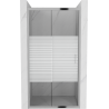 Mexen Apia ușă de duș culisantă 130 cm, Dungi, Crom - 845-130-000-01-20