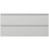 Mexen Orio dulap baie 100 cm cu lavoar Vela, 2 sertare, gri mat/alb mat - 91A10-10047-2-BFF62-W23M01