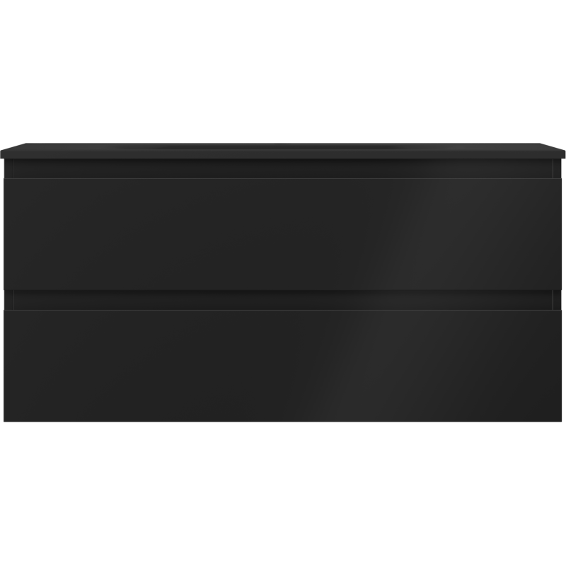 Mexen Orio dulap baie 100 cm cu lavoar Vela, 2 sertare, negru mat - 91A10-10047-2-BFF71-W23M71