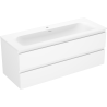 Mexen Orio dulap baie 120 cm cu lavoar Vela, 2 sertare, alb mat - 91A10-12047-2-BFF01-W23M01