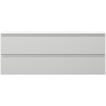 Mexen Orio dulap baie 120 cm cu chiuvetă Vela, 2 sertare, gri mat/alb mat - 91A10-12047-2-BFF62-W23M01
