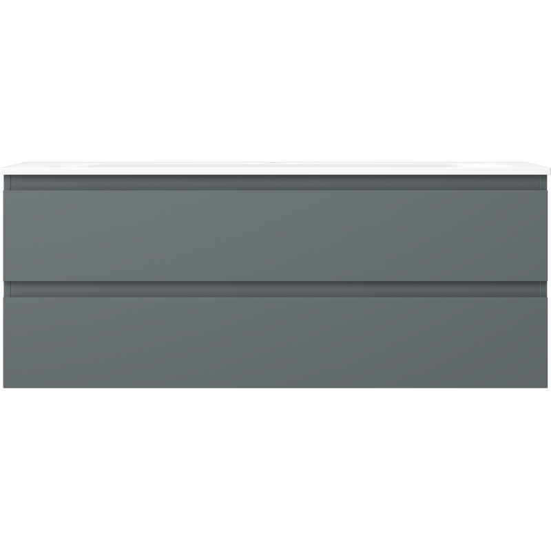 Mexen Orio dulap băi 120 cm cu lavoar Vela, 2 sertare, grafit mat/alb mat - 91A10-12047-2-BFF66-W23M01
