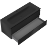 Mexen Orio dulap baie 120 cm cu lavoar Vela, 2 sertare, negru mat - 91A10-12047-2-BFF71-W23M71