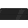 Mexen Orio dulap baie 120 cm cu chiuvetă Vela, 2 sertare, negru mat - 91A10-12047-2-BFF71-W23M71