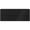 Mexen Orio dulap baie 120 cm cu lavoar Vela, 2 sertare, negru mat - 91A10-12047-2-BFF71-W23M71