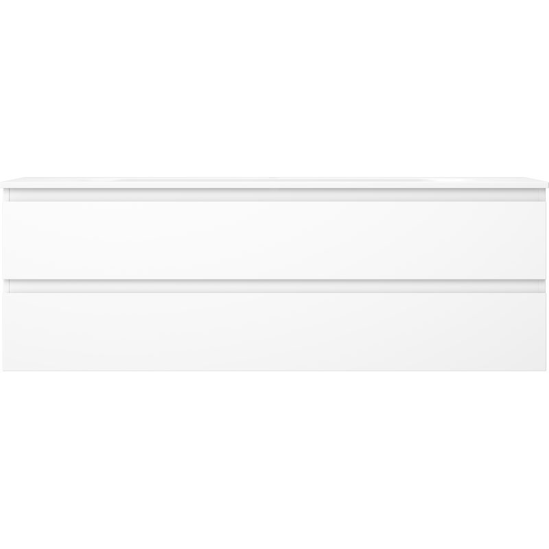 Mexen Orio dulap de baie 140 cm cu lavoar Vela, 2 sertare, alb mat - 91A10-14047-2-BFF01-W23M01