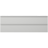 Mexen Orio dulap baie 140 cm cu chiuvetă Vela, 2 sertare, gri mat/alb mat - 91A10-14047-2-BFF62-W23M01