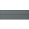 Mexen Orio dulap baie 140 cm cu chiuvetă Vela, 2 sertare, grafit mat/alb mat - 91A10-14047-2-BFF66-W23M01