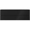 Mexen Orio dulap baie 140 cm cu lavoar Vela, 2 sertare, negru mat - 91A10-14047-2-BFF71-W23M71