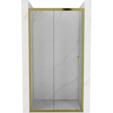 Mexen Apia ușă de duș culisantă 115 cm, transparent, Aurie - 845-115-000-50-00