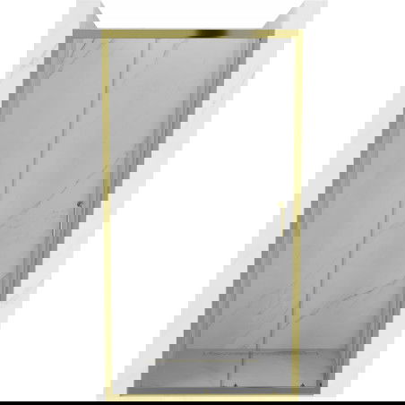 Mexen Apia tolóajtós zuhanyajtó 120 cm, átlátszó, arany - 845-120-000-50-00