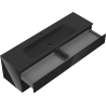 Mexen Orio dulap de baie 160 cm cu lavoar Vela, 2 sertare, negru strălucitor/negru mat - 91A10-16047-2-BFF70-W23M71