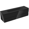 Mexen Orio dulap baie 160 cm cu lavoar Vela, 2 sertare, negru lucios/negru mat - 91A10-16047-2-BFF70-W23M71