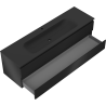 Mexen Orio dulap baie 160 cm cu lavoar Vela, 2 sertare, negru mat - 91A10-16047-2-BFF71-W23M71
