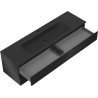 Mexen Orio dulap baie 160 cm cu chiuvetă Vela, 2 sertare, negru mat - 91A10-16047-2-BFF71-W23M71