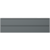 Mexen Orio dulap baie 160 cm cu lavoar Vela, 2 sertare, grafit mat/alb mat - 91A10-16047-2-BFF66-W23M01