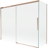 Paravan pentru cadă Mexen Rox cu 2 uși culisante 190 + 90 x 150 cm, transparent, aur roz - 8C9-190-090-60-00