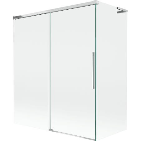 Mexen Rox L kádparaván 2-részes tolóajtóval 140 + 70 x 150 cm, átlátszó, króm - 8C9L-140-070-01-00