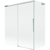 Mexen Rox L paravan cadă 2 părți, glisant 140 + 70 x 150 cm, transparent, crom - 8C9L-140-070-01-00