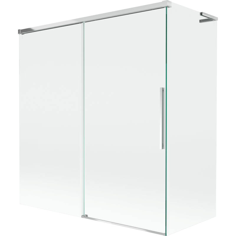 Mexen Rox L paravan de baie cu 2 panouri glisante 150 + 70 x 150 cm, transparent, crom - 8C9L-150-070-01-00