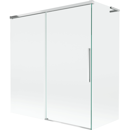 Mexen Rox L paravan de baie cu 2 panouri glisante 150 + 70 x 150 cm, transparent, crom - 8C9L-150-070-01-00
