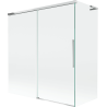 Mexen Rox L paravan de baie cu 2 panouri glisante 150 + 70 x 150 cm, transparent, crom - 8C9L-150-070-01-00