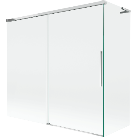 Paravan cadă Mexen Rox L 2-panouri glisante 170 + 70 x 150 cm, transparent, crom - 8C9L-170-070-01-00
