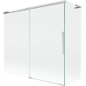 Paravan cadă Mexen Rox L 2-panouri glisante 170 + 70 x 150 cm, transparent, crom - 8C9L-170-070-01-00