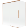 Mexen Rox paravan de duș cu 2 canaturi glisant 140 + 70 x 150 cm, transparent, cupru periat - 8C9-140-070-65-00