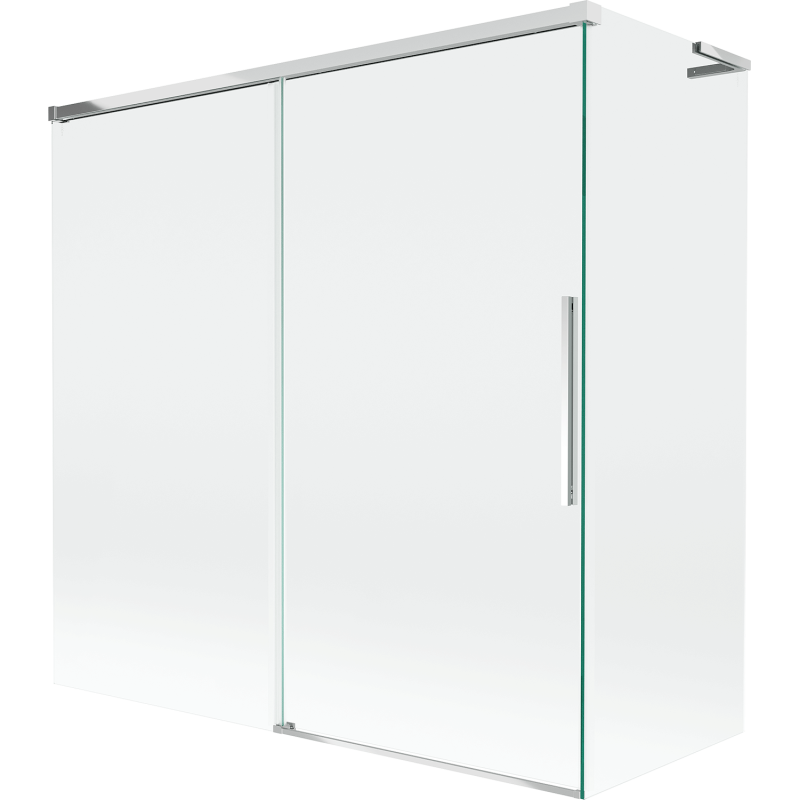 Mexen Rox L paravan pentru cadă 2-panouri glisante 160 + 80 x 150 cm, transparent, crom - 8C9L-160-080-01-00