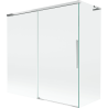 Mexen Rox L paravan pentru cadă 2-panouri glisante 160 + 80 x 150 cm, transparent, crom - 8C9L-160-080-01-00