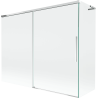 Paravan cadă culisant Mexen Rox L, cu 2 canaturi, 190 + 90 x 150 cm, transparent, crom - 8C9L-190-090-01-00