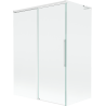 Mexen Rox L paravan baie cu 2 uși glisante 120 + 70 x 150 cm, transparent, alb - 8C9L-120-070-20-00