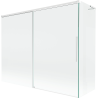 Mexen Rox L paravan de baie cu 2 uși glisante 190 + 90 x 150 cm, transparent, alb - 8C9L-190-090-20-00