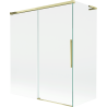 Mexen Rox L paravan de baie cu 2 uși glisante 140 + 70 x 150 cm, transparent, auriu - 8C9L-140-070-50-00