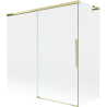 Mexen Rox L paravan de cadă, cu două aripi glisante, 170 + 80 x 150 cm, transparent, auriu - 8C9L-170-080-50-00