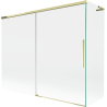 Mexen Rox L Paravan Cadă 2-ulei Glisant 190 + 80 x 150 cm, transparent, auriu - 8C9L-190-080-50-00