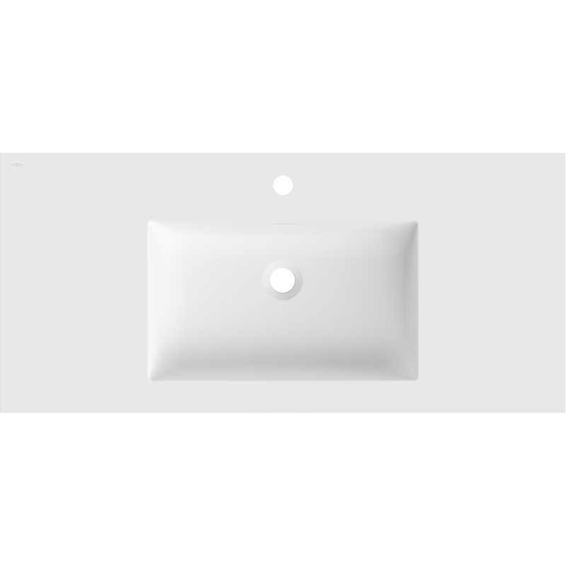 Mexen Otis bejárati mosdókagyló 101 x 46,5 cm, fehér matt - 25181001