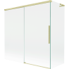 Mexen Rox L paravan de duș 2-panouri culisante 160 + 70 x 150 cm, transparent, auriu periat - 8C9L-160-070-55-00