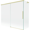 Mexen Rox L paravan de duș 2 uși glisante 180 + 80 x 150 cm, transparent, auriu periat - 8C9L-180-080-55-00