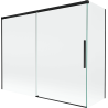 Mexen Rox paravan de baie cu 2 uși culisante 190 + 90 x 150 cm, transparent, negru - 8C9-190-090-70-00