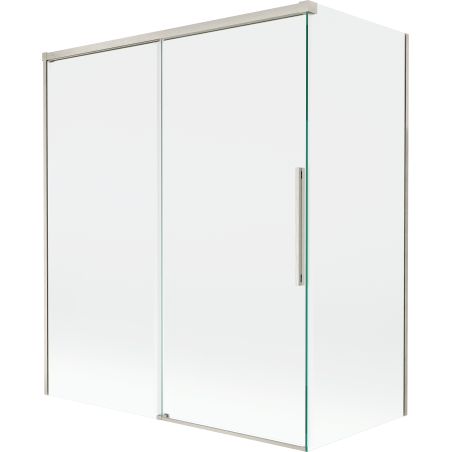 Mexen Rox perete de duș glisant cu 2 panouri 140 + 70 x 150 cm, transparent, nichel periat - 8C9-140-070-97-00