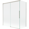Mexen Rox perete de duș glisant cu 2 panouri 140 + 70 x 150 cm, transparent, nichel periat - 8C9-140-070-97-00