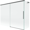 Mexen Rox L paravan de baie cu 2 uși glisante 190 + 90 x 150 cm, transparent, gri pistol periat - 8C9L-190-090-66-00