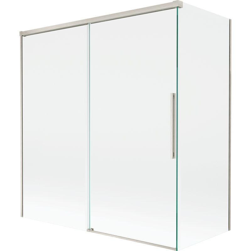 Mexen Rox paravan de duș 2-panouri glisante 150 + 70 x 150 cm, transparent, nichel periat - 8C9-150-070-97-00