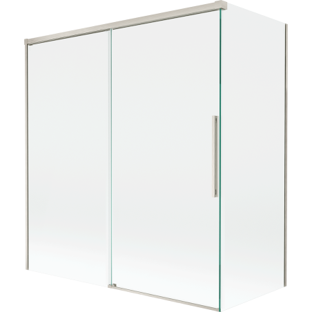 Mexen Rox paravan de duș 2-panouri glisante 150 + 70 x 150 cm, transparent, nichel periat - 8C9-150-070-97-00